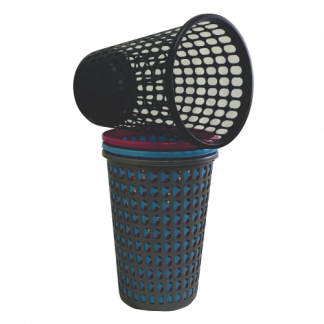 Round Laundry Bin & Lid (10055)